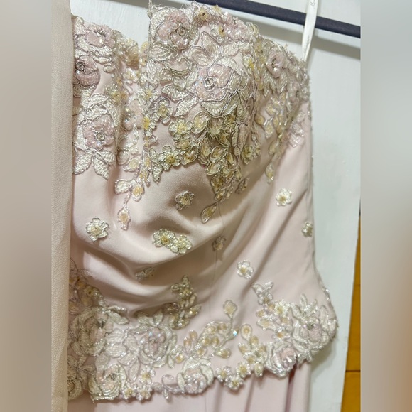 Montage by Mon Cheri Elegant Pink Evening Gown 4 - Picture 7 of 14